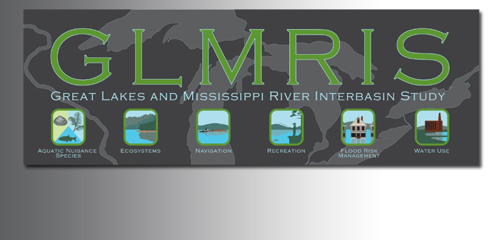GLMRIS graphic logo. Provided by USACE.