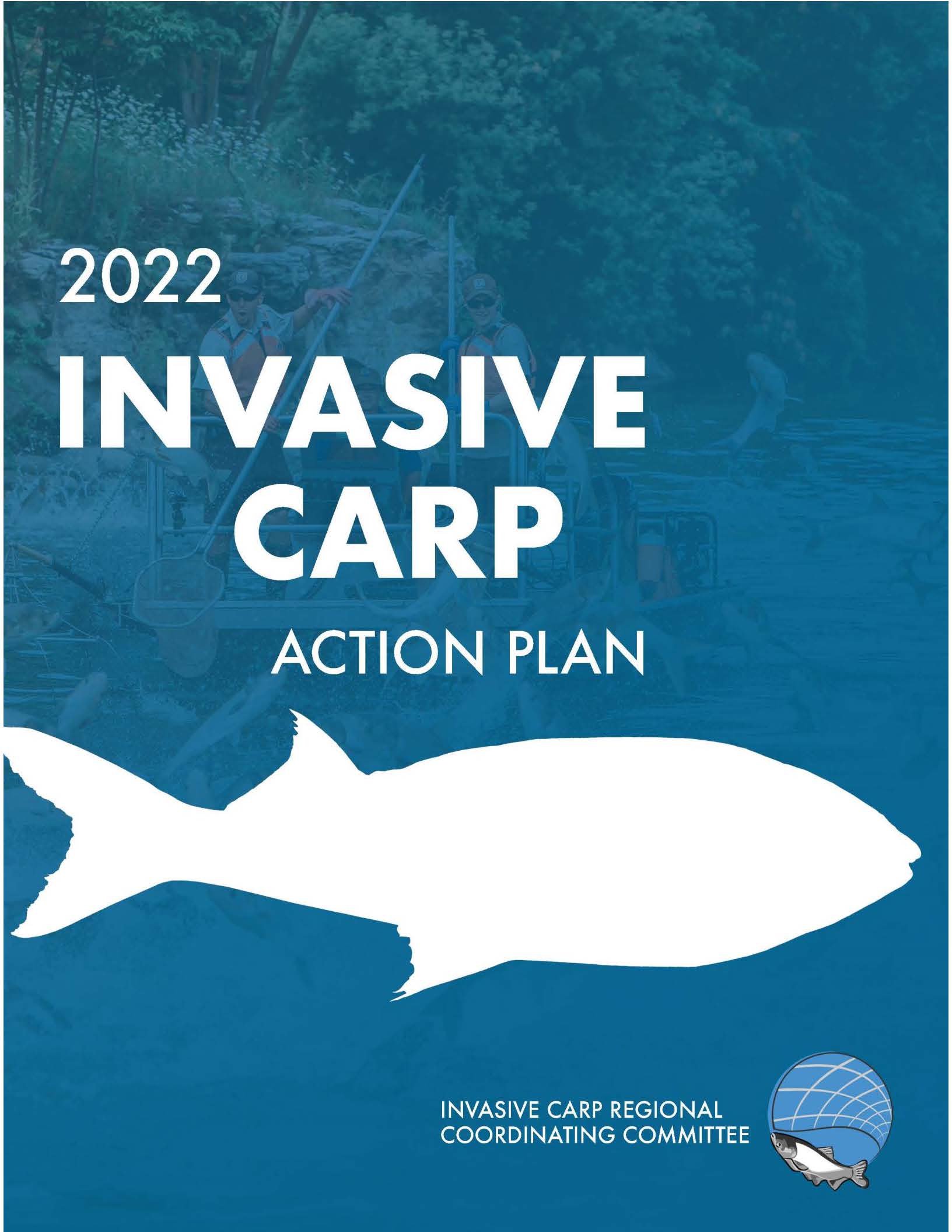 Cover of the 2022 Invasive Carp Action Plan.