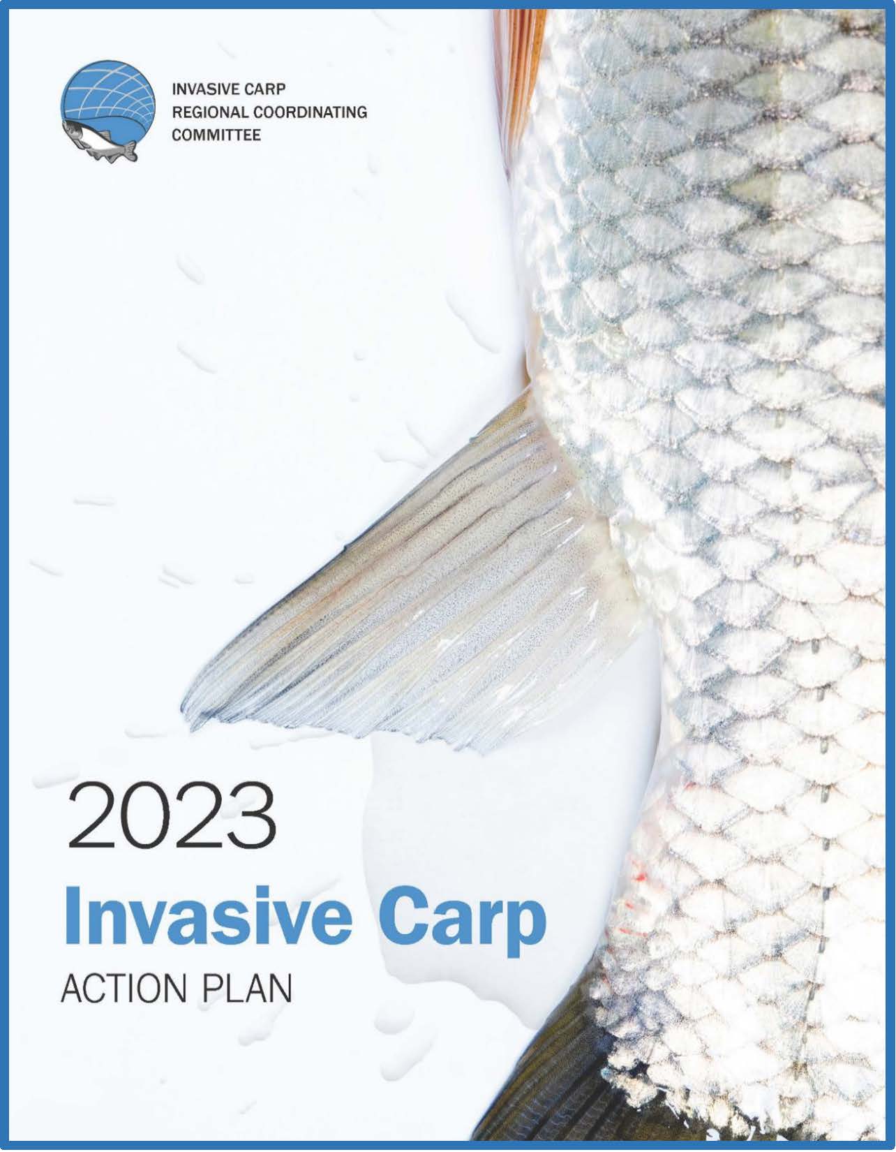Cover of the 2023 Invasive Carp Action Plan.